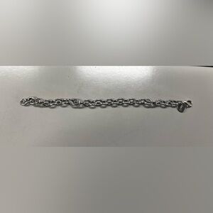 Vintage Claire’s Silver Chain Link Bracelet with Lobster Clasp Closure